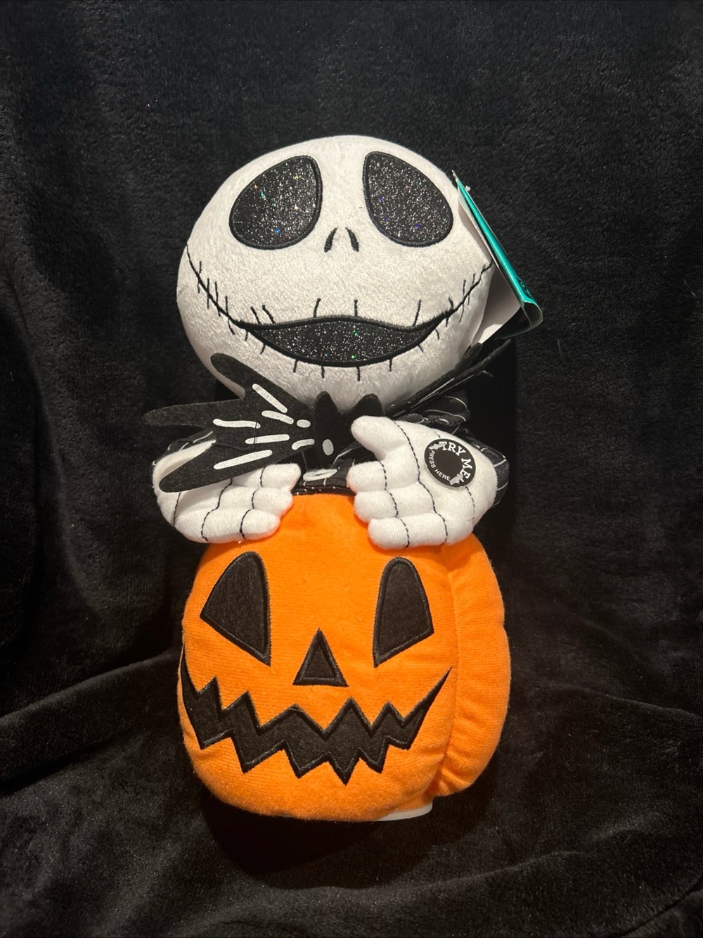 New Disney The Nightmare Before Christmas animated Jack Skellington makes noise